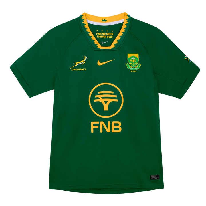 Nike Springboks Men's Stadium Rugby Shirt Home Gorge Green