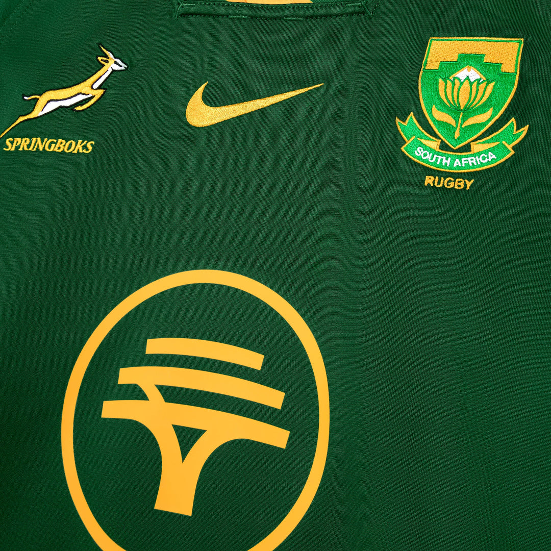 Nike Springboks Men's Stadium Rugby Shirt Home Gorge Green