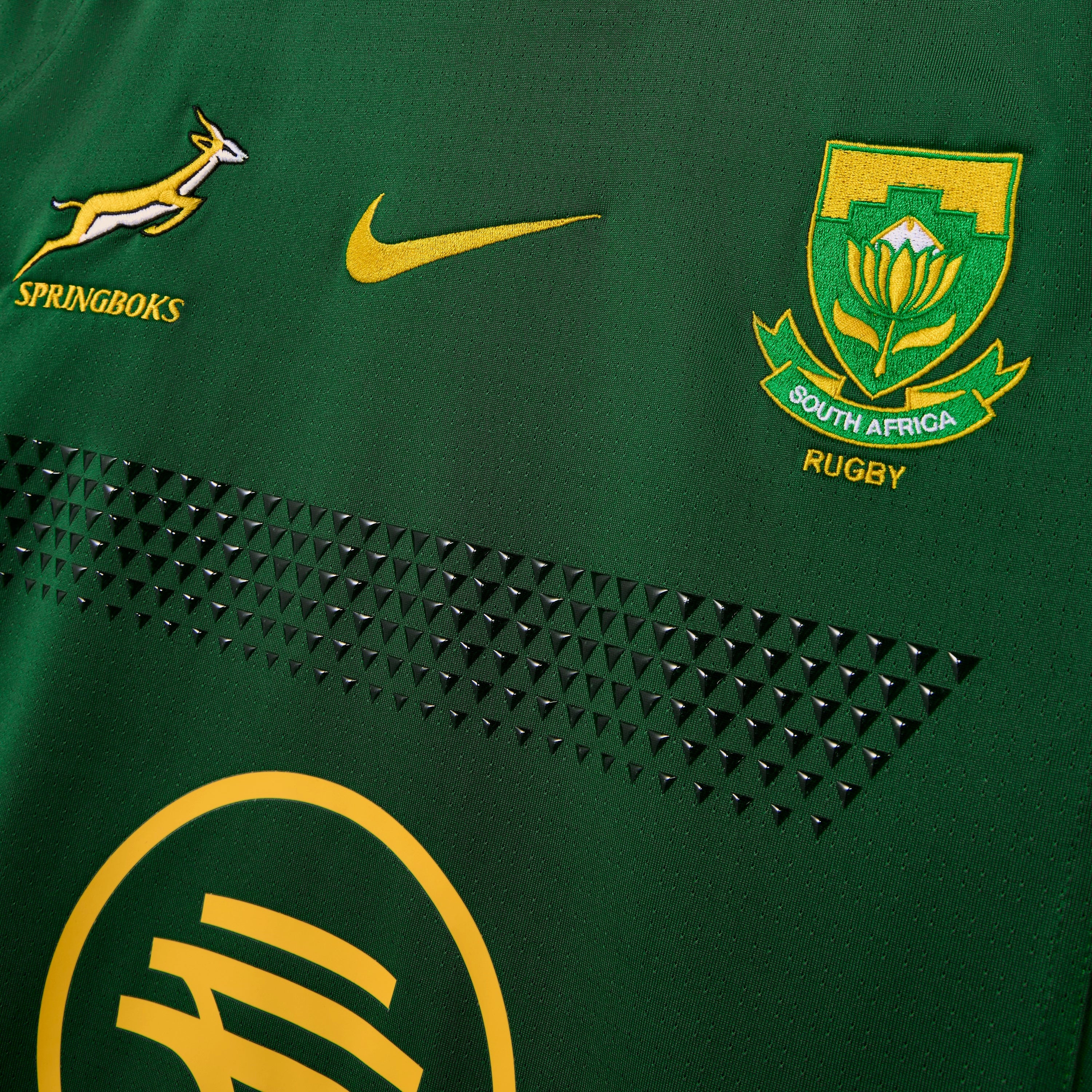 Nike Springboks Men's Match Replica Rugby Shirt Home Gorge