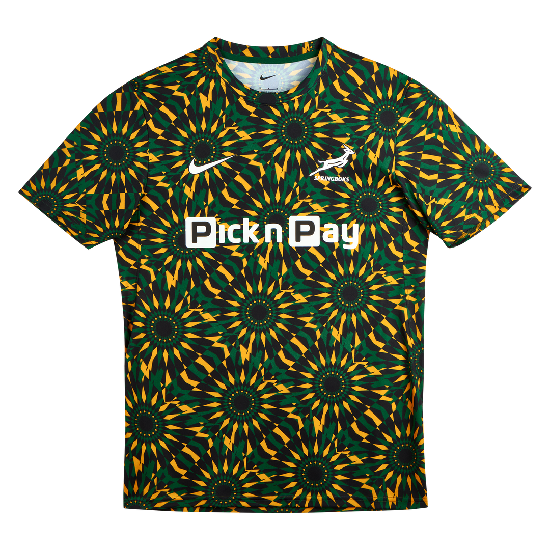Nike Springboks Heren Pre-Match Rugby Shirt