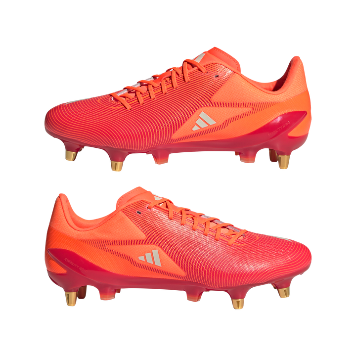 Adidas Adizero RS15 Pro SG Rugby Boots Lucid Red