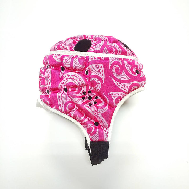 Impact Rugby Kiwi Black/Pink Headguard