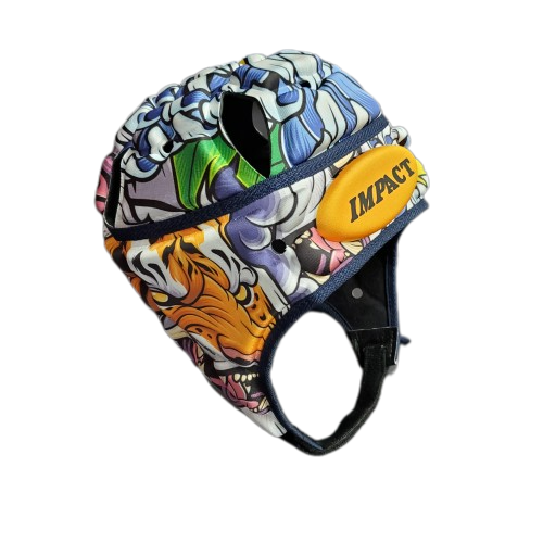 Impact Rugby Comic Tiger Headguard