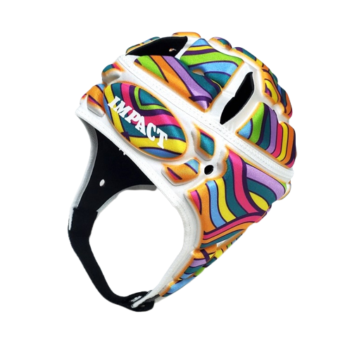 Impact Rugby Modern Rainbow Headguard