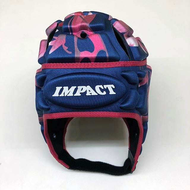 Impact Rugby Floral Navy Headguard