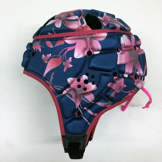 Impact Rugby Floral Navy Headguard