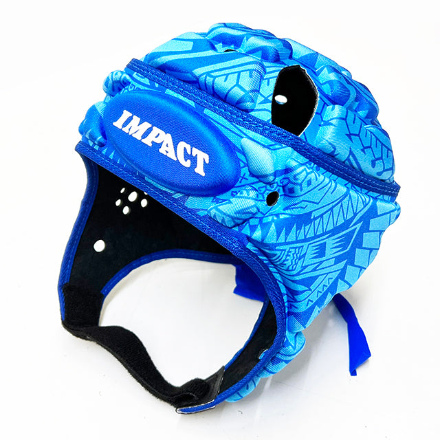 Impact Rugby Flower/Blue Headguard