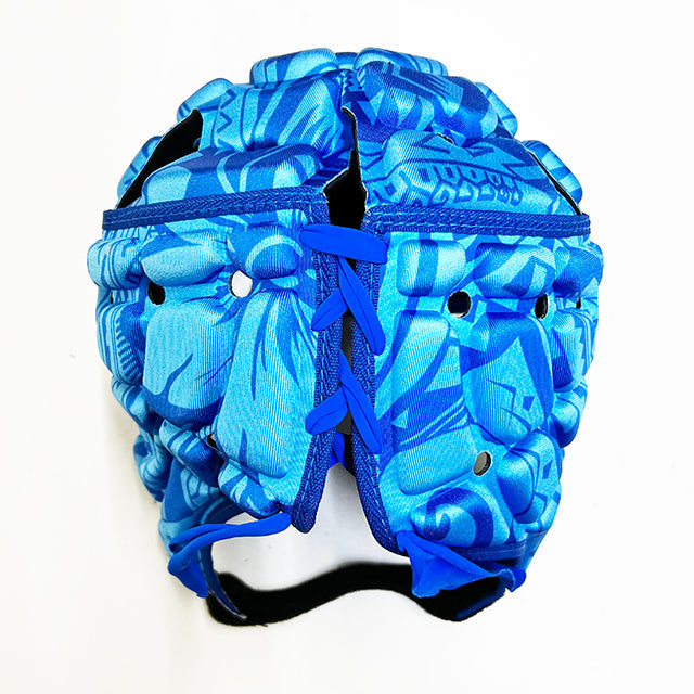 Impact Rugby Flower/Blue Headguard