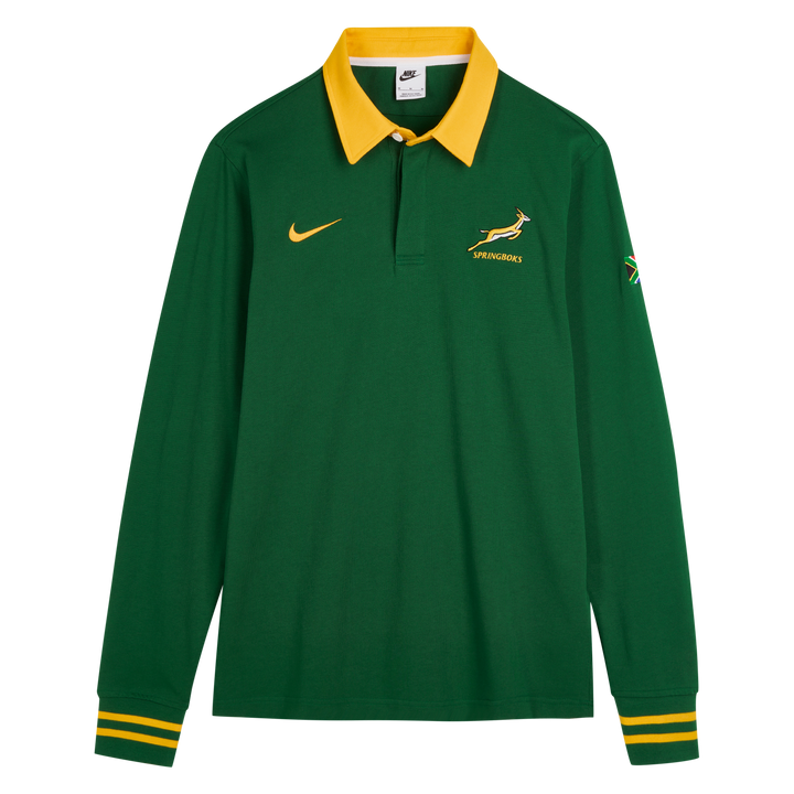 Nike Springboks Heren Long Sleeve Rugby Shirt