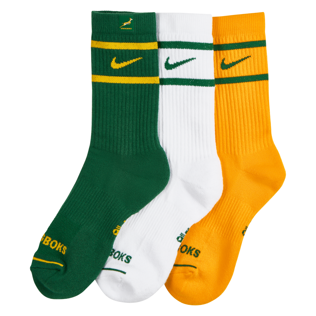 Nike Springboks Unisex Everyday Sokken 3-Pack