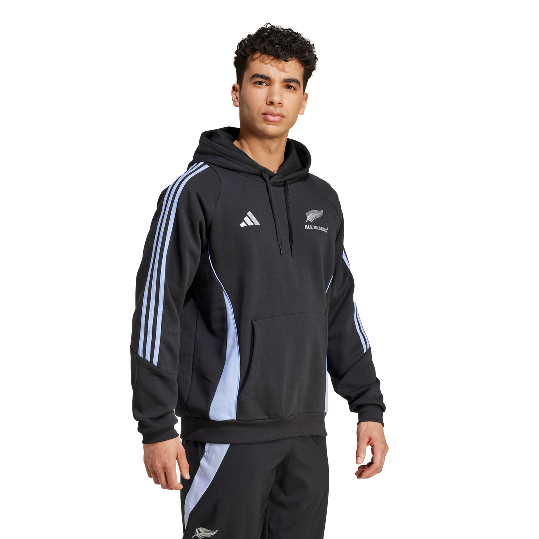 Adidas All Blacks Rugby Hoodie Men Blue Spark