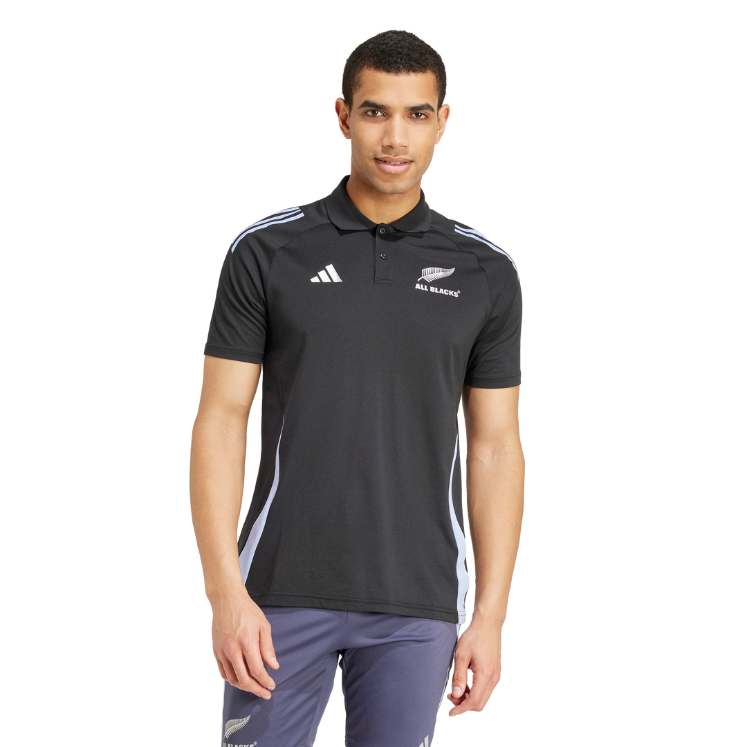 Adidas All Blacks Rugby Polo Men Blue Spark