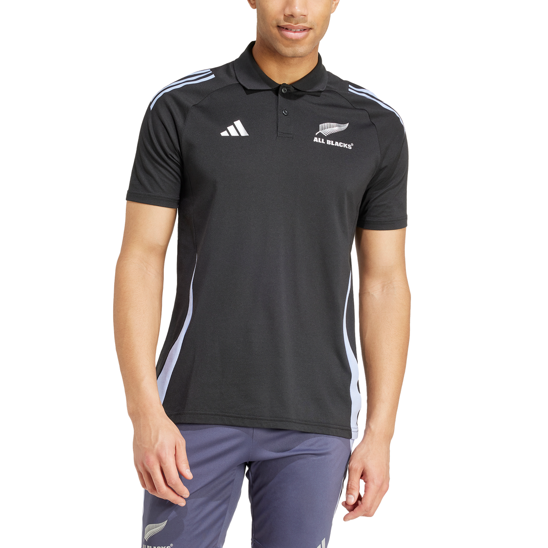 Adidas All Blacks Rugby Polo Men Blue Spark