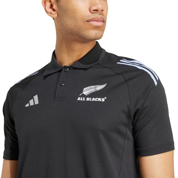 Adidas All Blacks Rugby Polo Men Blue Spark
