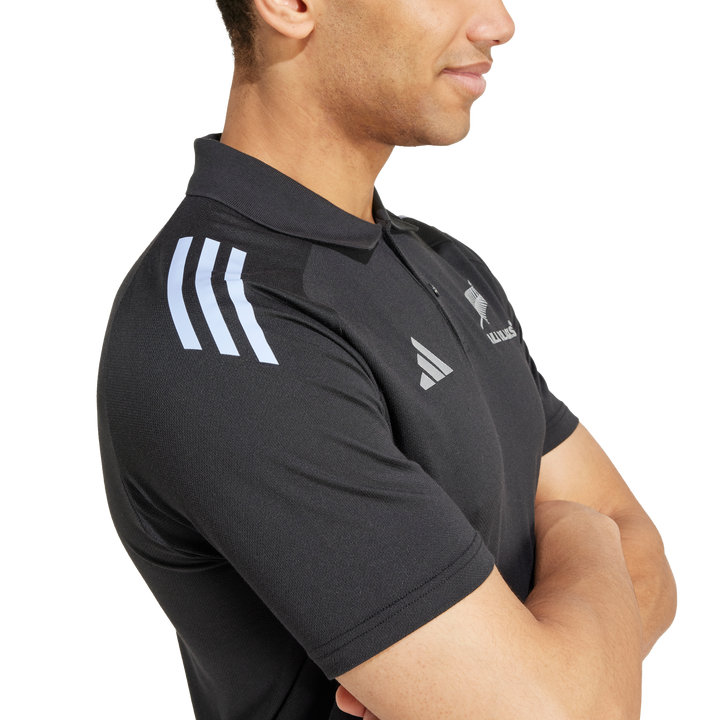 Adidas All Blacks Rugby Polo Men Blue Spark