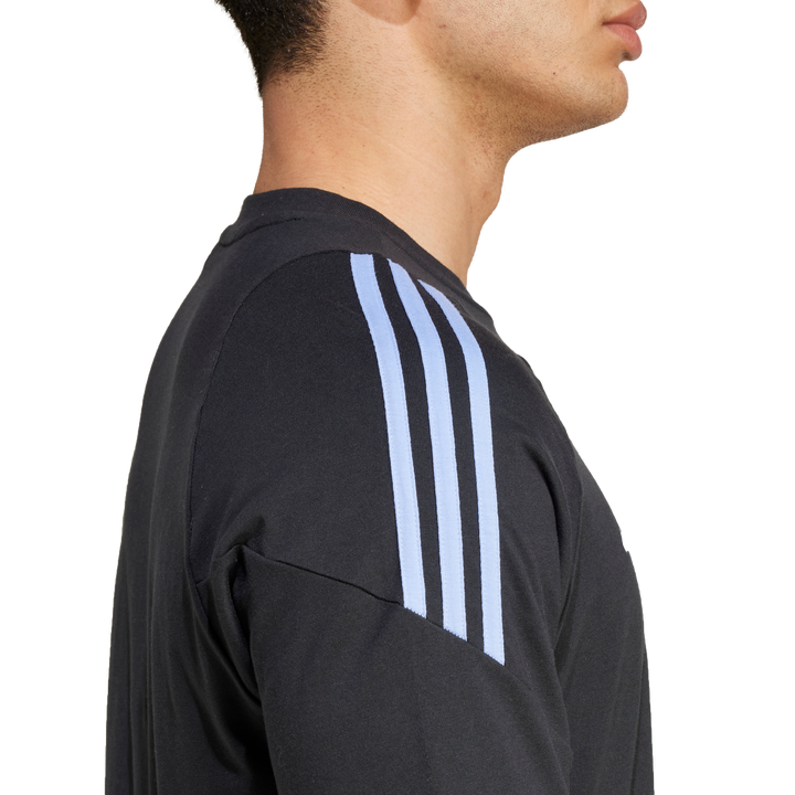Adidas All Blacks Cotton T-shirt Men Blue Spark