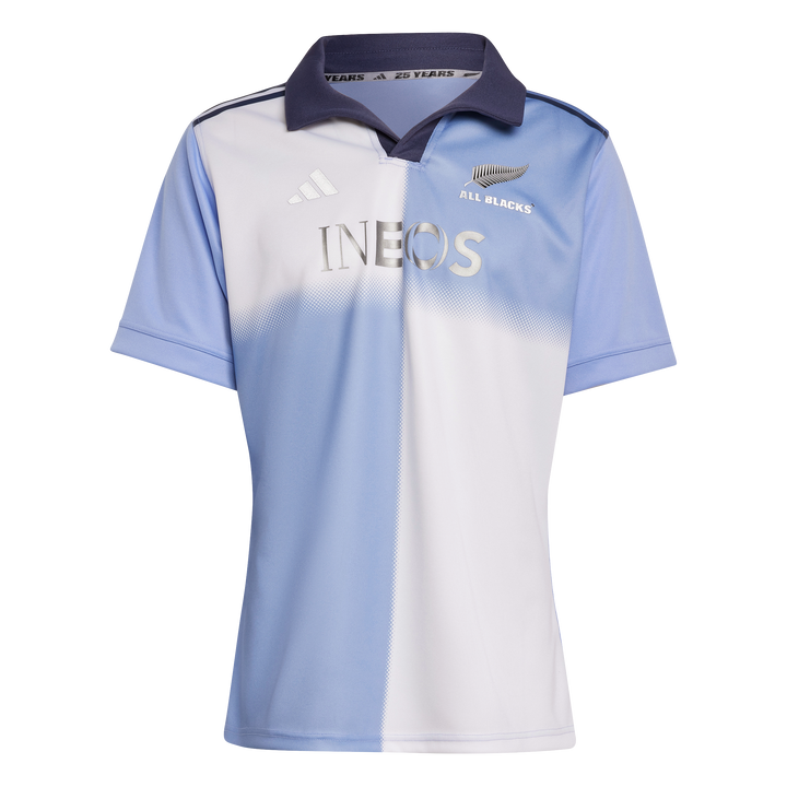 Adidas All Blacks Rugby Training Shirt Blue Spark