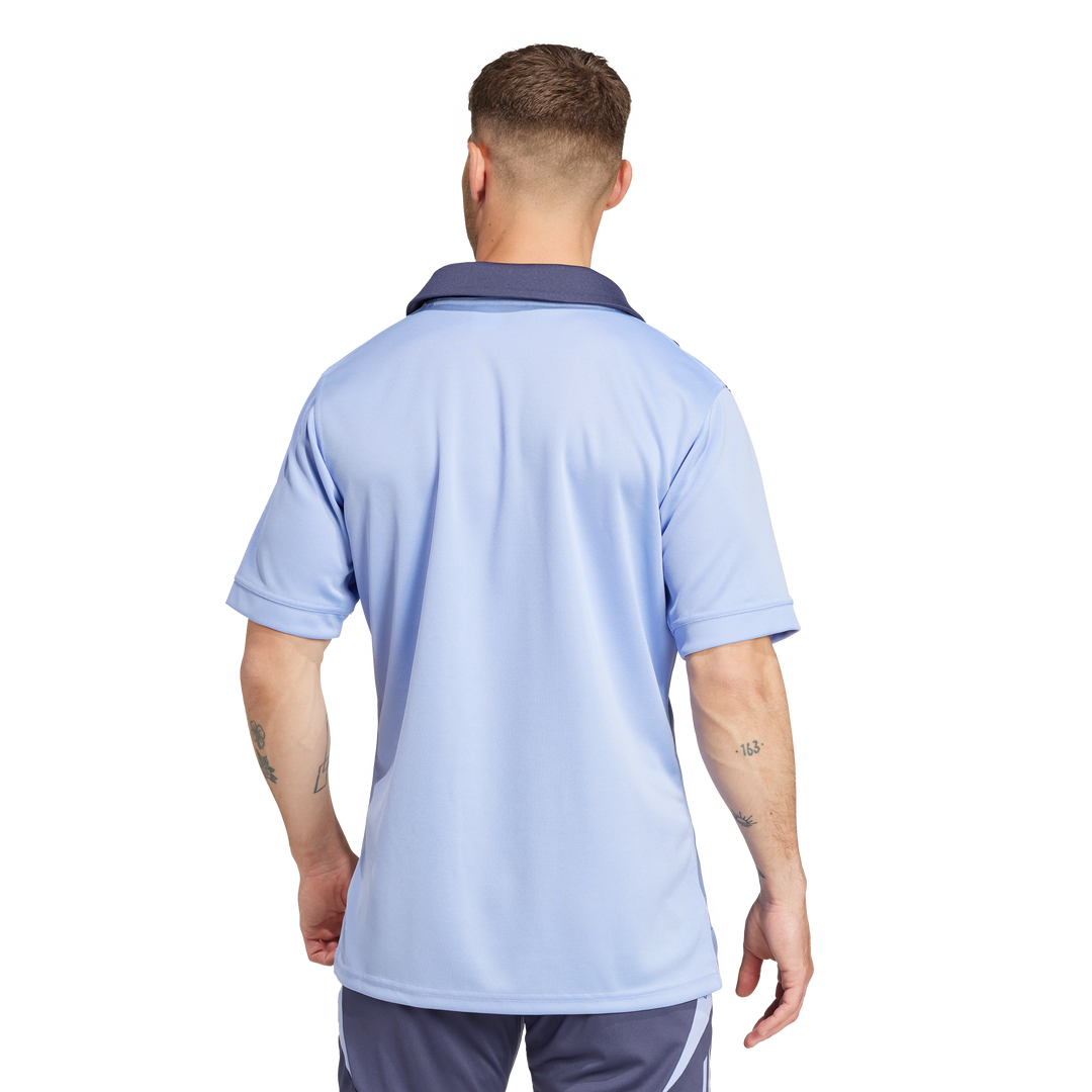 Adidas All Blacks Rugby Training Shirt Blue Spark