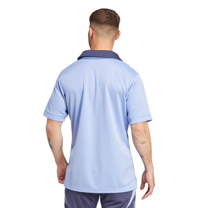 Adidas All Blacks Rugby Training Shirt Blue Spark