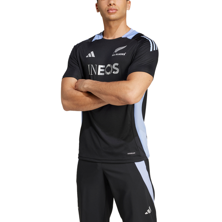 Adidas All Blacks Rugby Home Performance T-shirt Men Blue Spark