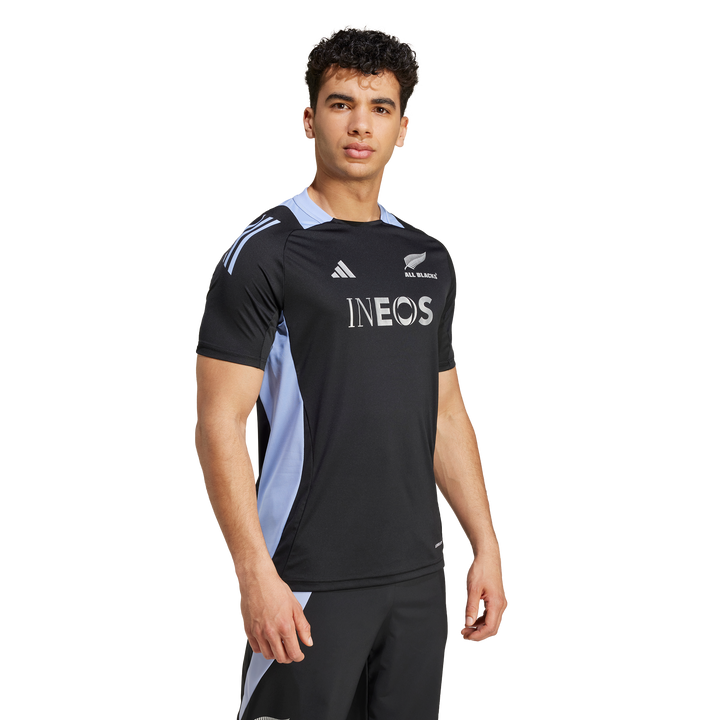 Adidas All Blacks Rugby Home Performance T-shirt Men Blue Spark