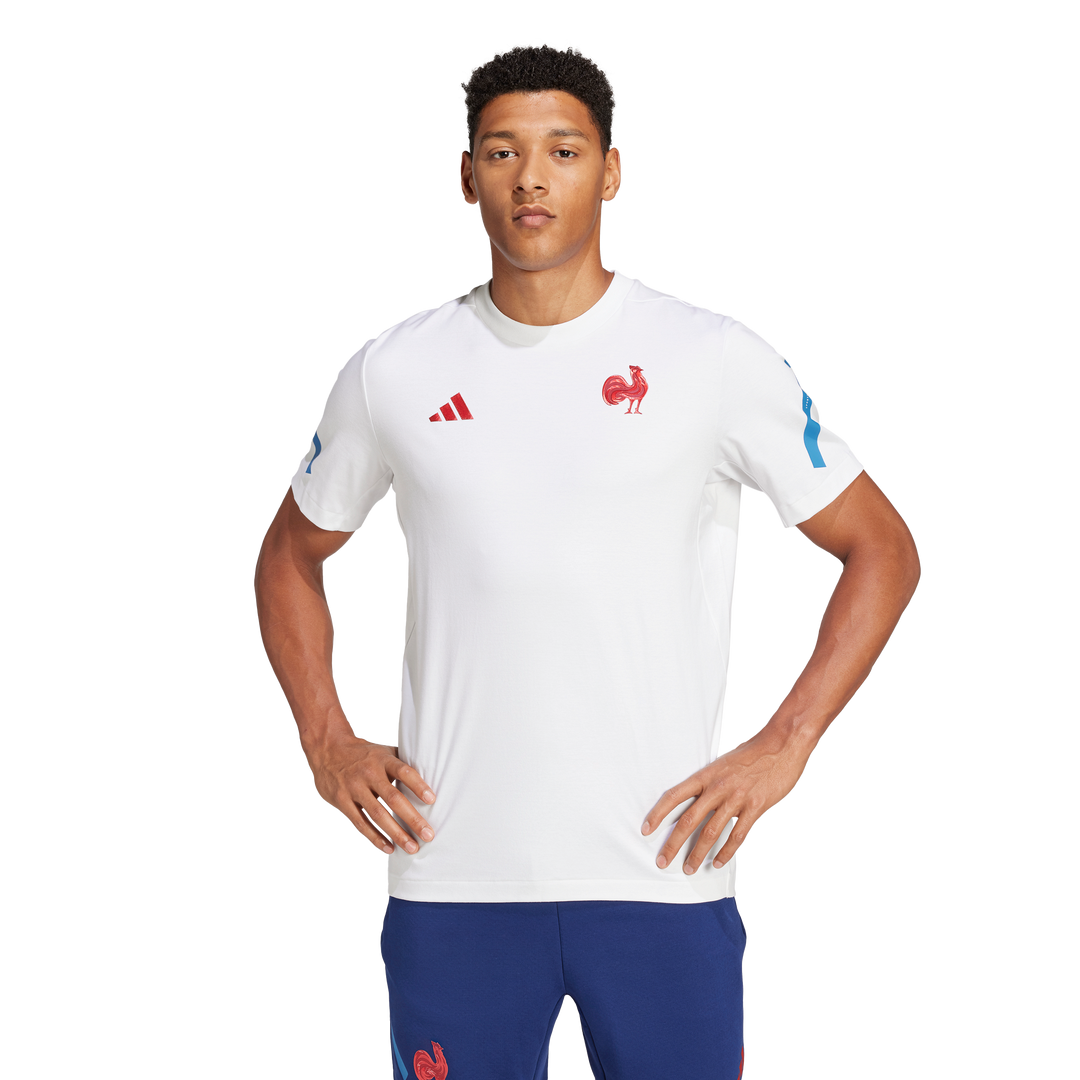 Adidas France Travel Z.N.E. T-shirt Men White
