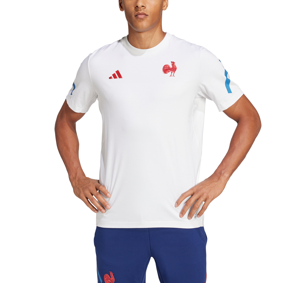 Adidas France Travel Z.N.E. T-shirt Men White