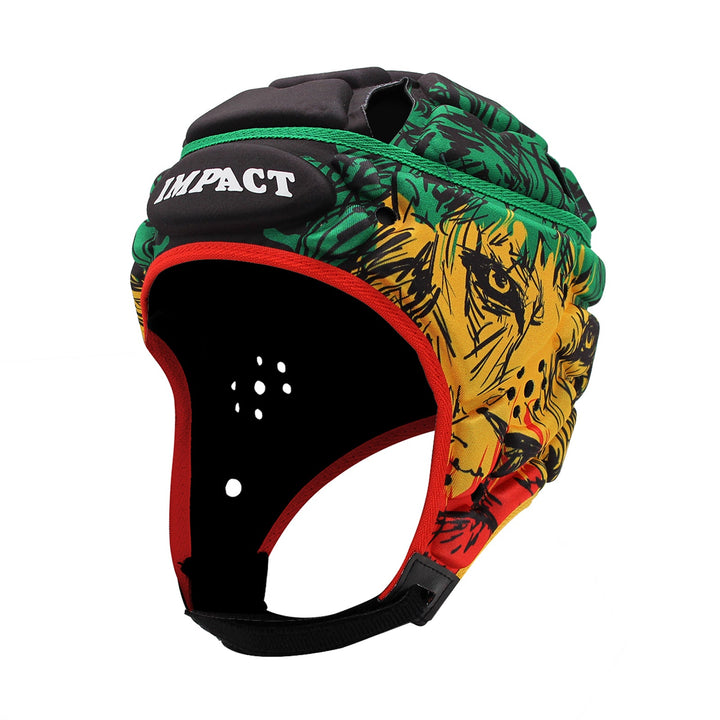 Impact Rugby Jamaican Lion Headguard