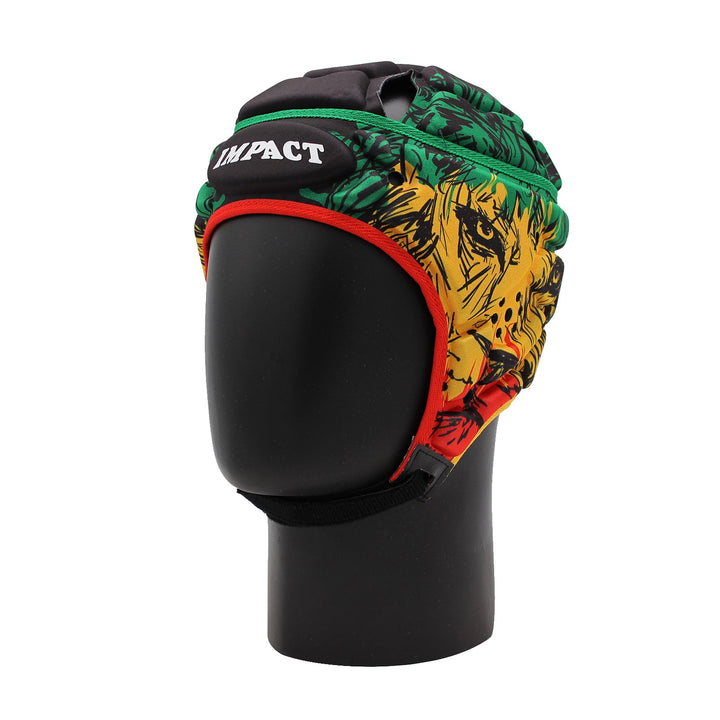 Impact Rugby Jamaican Lion Headguard
