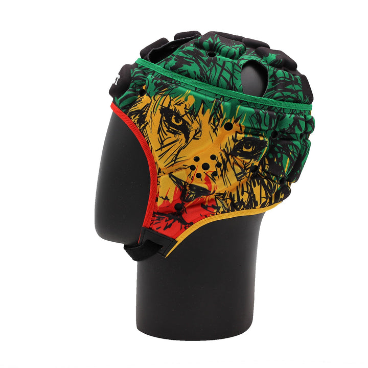 Impact Rugby Jamaican Lion Headguard