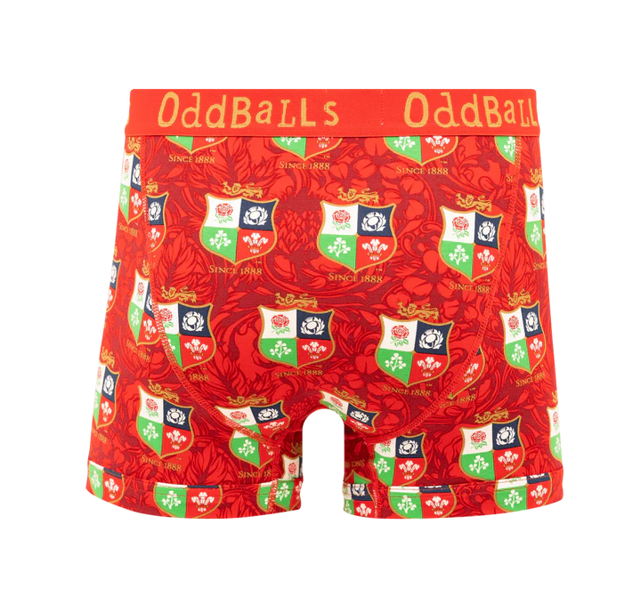 OddBalls British & Irish Lions Australia Heren Boxer Shorts Katoen