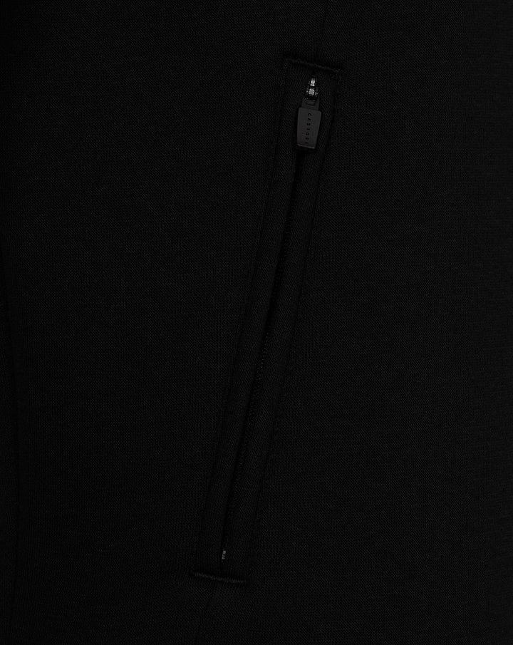 Castore Adapt Long Sleeve Cotton Fleece Quarter Zip Sweatshirt Men Black