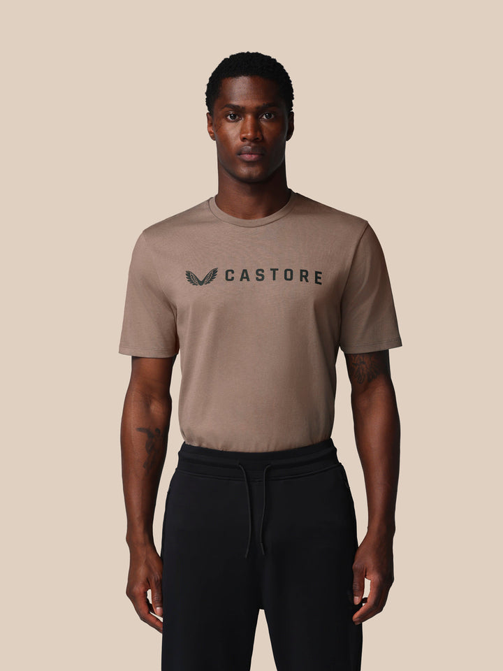 Castore Adapt Short Sleeve Graphic T-Shirt Men Taupe