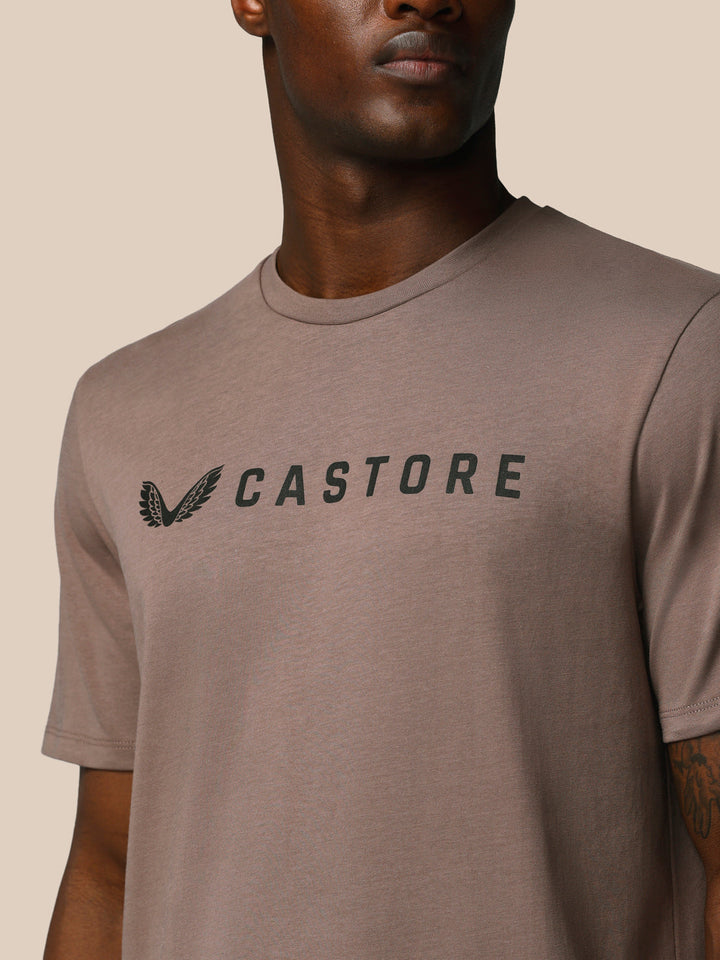 Castore Adapt Short Sleeve Graphic T-Shirt Men Taupe