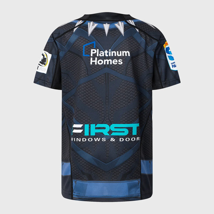 Classic Chiefs Black Panther Replica Rugby Shirt Kids