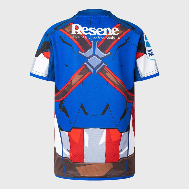 Classic Hurricanes Captain America Replica Rugby Shirt Kids