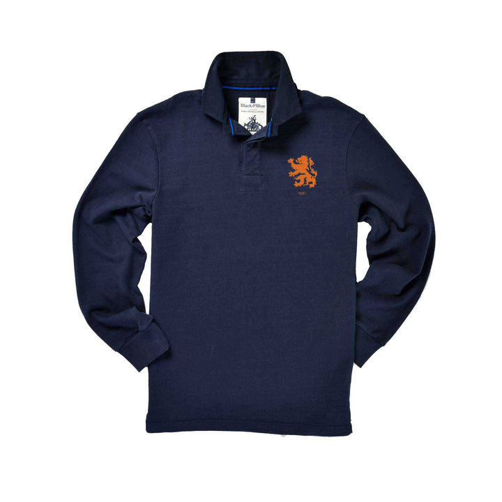 Black & Blue 1871 Netherlands 1930 Rugby Shirt – Navy Collar