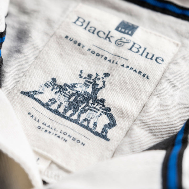 Black & Blue 1871 New Zealand 1884 Rugby Shirt