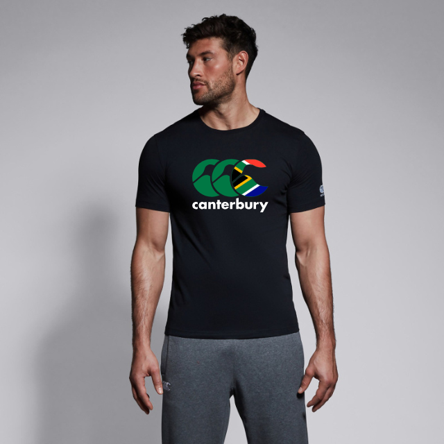 Canterbury South Africa CCC Flag T-Shirt Men