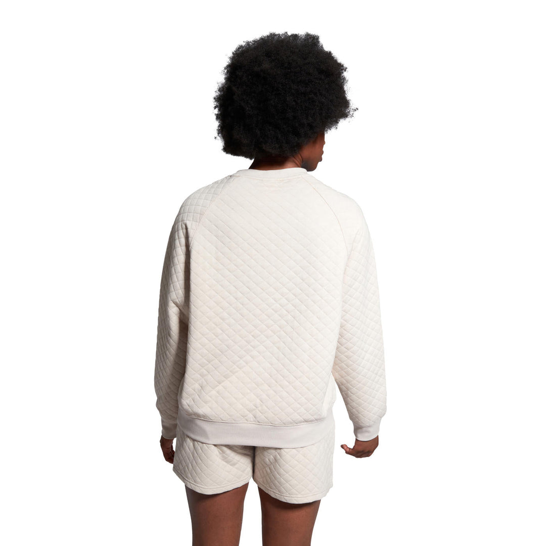 Canterbury Scene-Set Crew Sweater Dames Beige