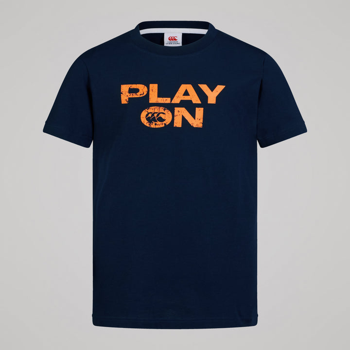 Canterbury Junior Unisex No Drop Kicks T-Shirt Navy