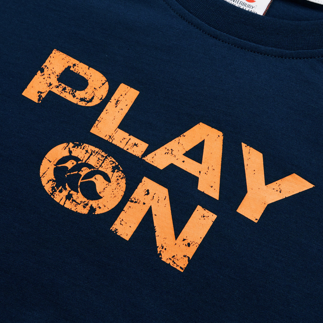 Canterbury Junior Unisex No Drop Kicks T-Shirt Navy