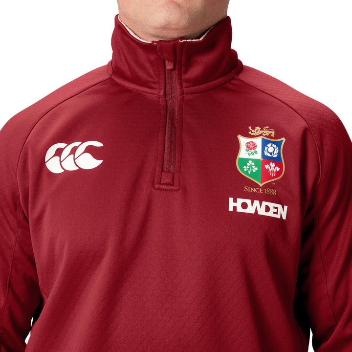 Canterbury British & Irish Lions 1/4 Zip Fleece Red Men