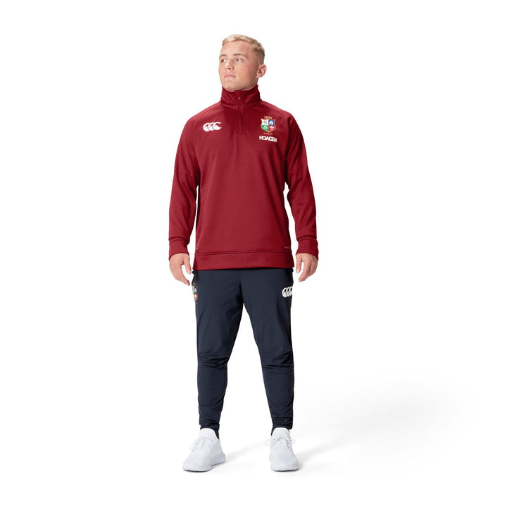 Canterbury British & Irish Lions 1/4 Zip Fleece Red Men