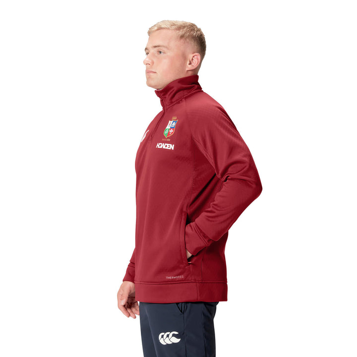 Canterbury British & Irish Lions 1/4 Zip Fleece Red Men
