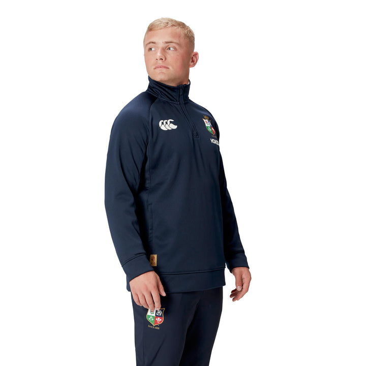 Canterbury British & Irish Lions 1/4 Zip Fleece Dark Blue Men