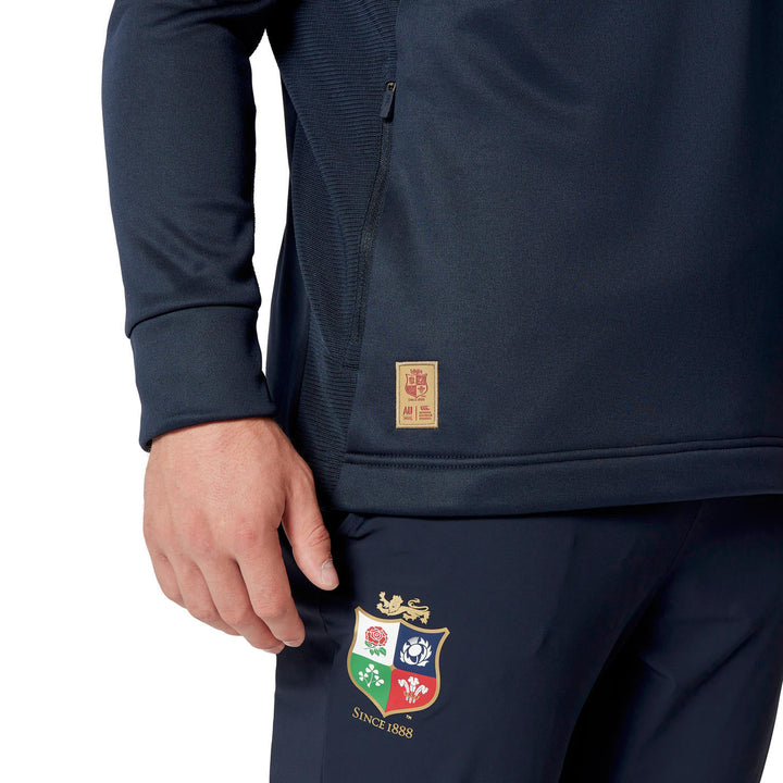 Canterbury British & Irish Lions 1/4 Zip Hoodie Dark Blue Men