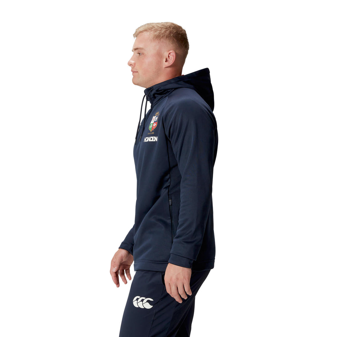 Canterbury British & Irish Lions 1/4 Zip Hoodie Dark Blue Men