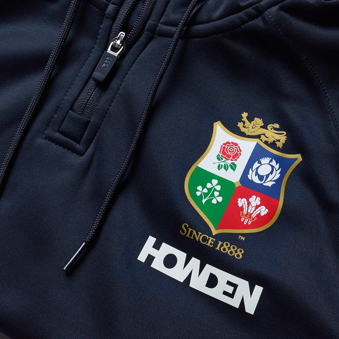 Canterbury British & Irish Lions 1/4 Zip Hoodie Dark Blue Men