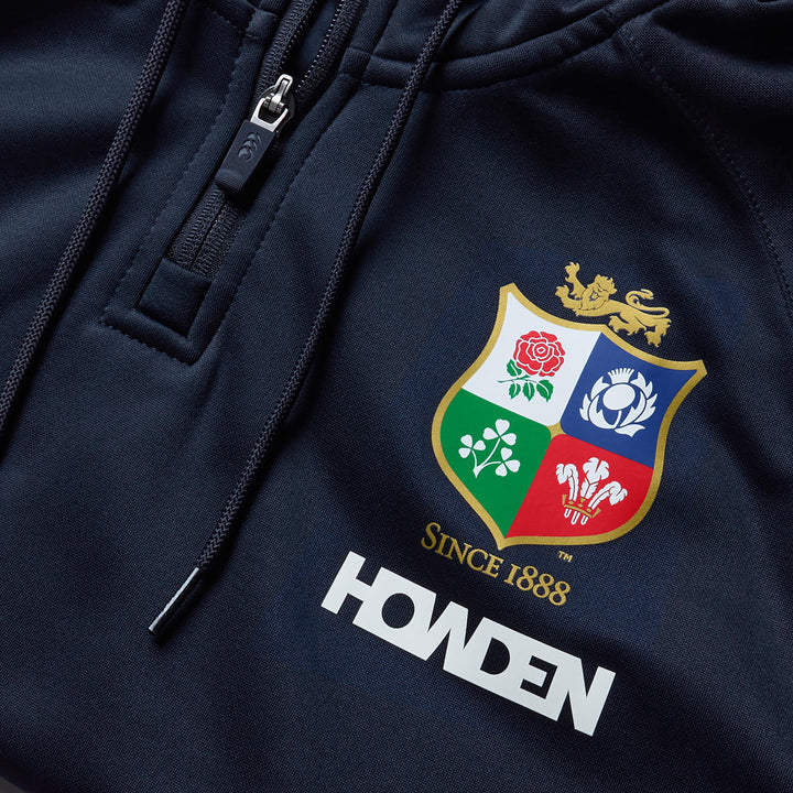 Canterbury British & Irish Lions 1/4 Zip Hoodie Dark Blue Men